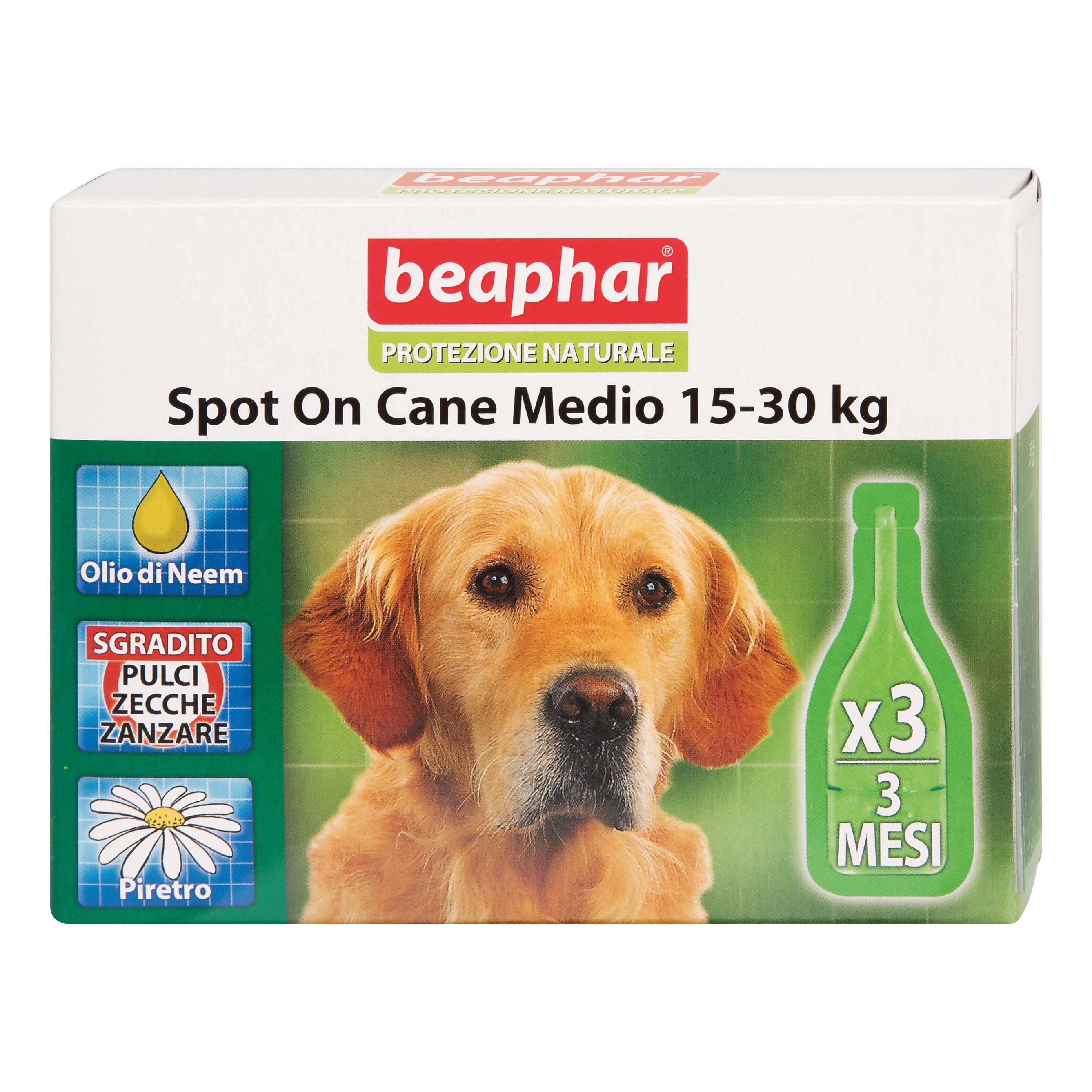 Protezione nat spot on cane tm 3 pipette da 2 ml - Scodinzolando