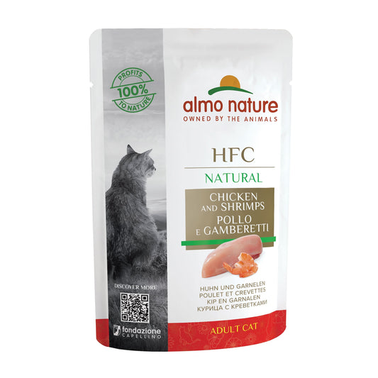 Almo Nature Pollo&gamberetti 55g