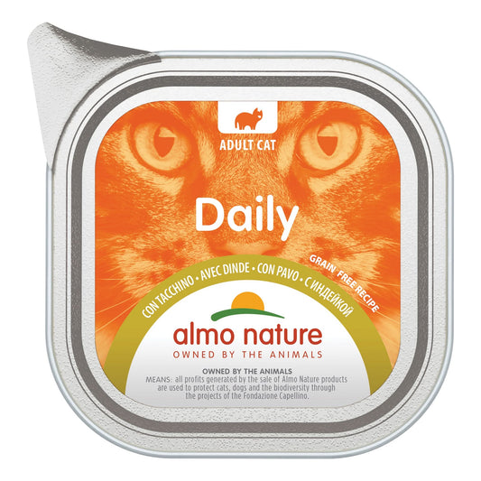 Daily menu cats con tacchino 100 g