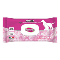 Salviette aloe vera inodorina 40 pezzi - Scodinzolando