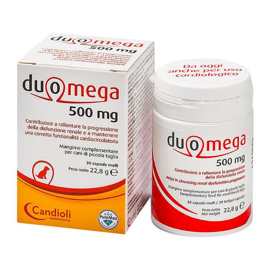 Duomega cani piccoli 30 capsule molli 500 mg