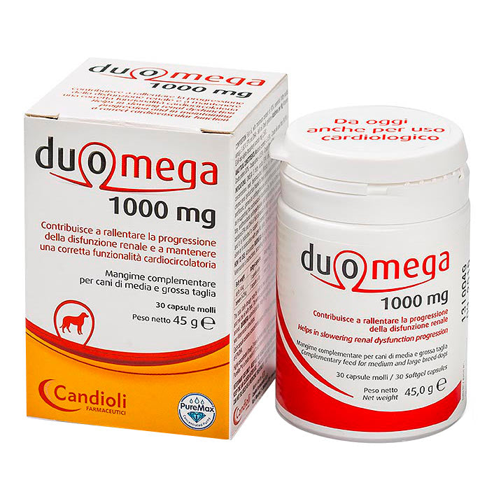 Duomega cani grandi 30 capsule molli 1000 mg - Scodinzolando