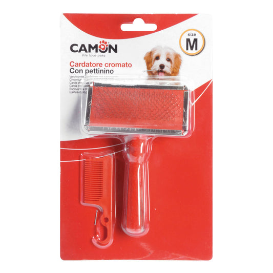 Cardatore crom con pettinino m 12 pezzi