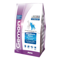 Gemon high premium quality cane crocchette medium adult tonno e riso 3 kg