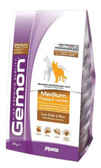Gemon high premium quality cane crocchette medium puppy and junior pollo e riso 3 kg
