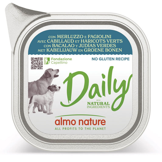 Daily menu dogs merluzzo/fagiolini 100 g