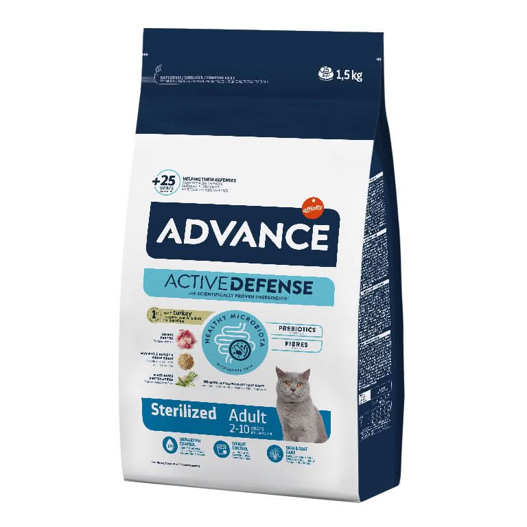 Advance Cat Adult Sterilized Chicken & Rice 1,5kg