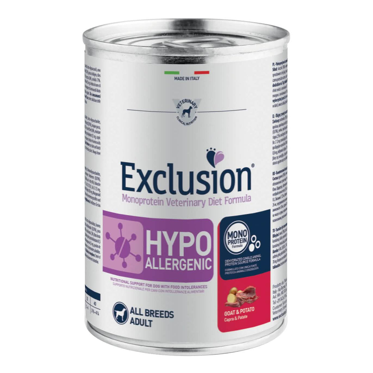 Exclusion diet hypoallergenic goat and potato 400 g