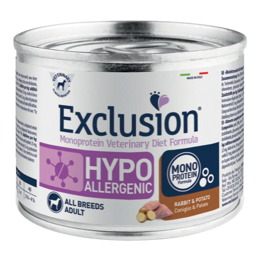 Exclusion diet hypoallergenic rabbit and potato 200 g