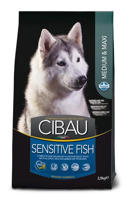 Cibau sensitive fish medium & maxi 12 kg