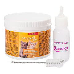 Pappylait gatto barattolo 150 g con biberon - Scodinzolando