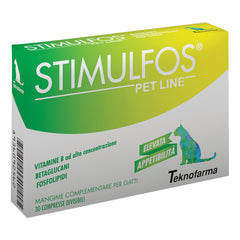 Stimulfos pet line gatto mangime complementare scatola 30 compresse - Scodinzolando