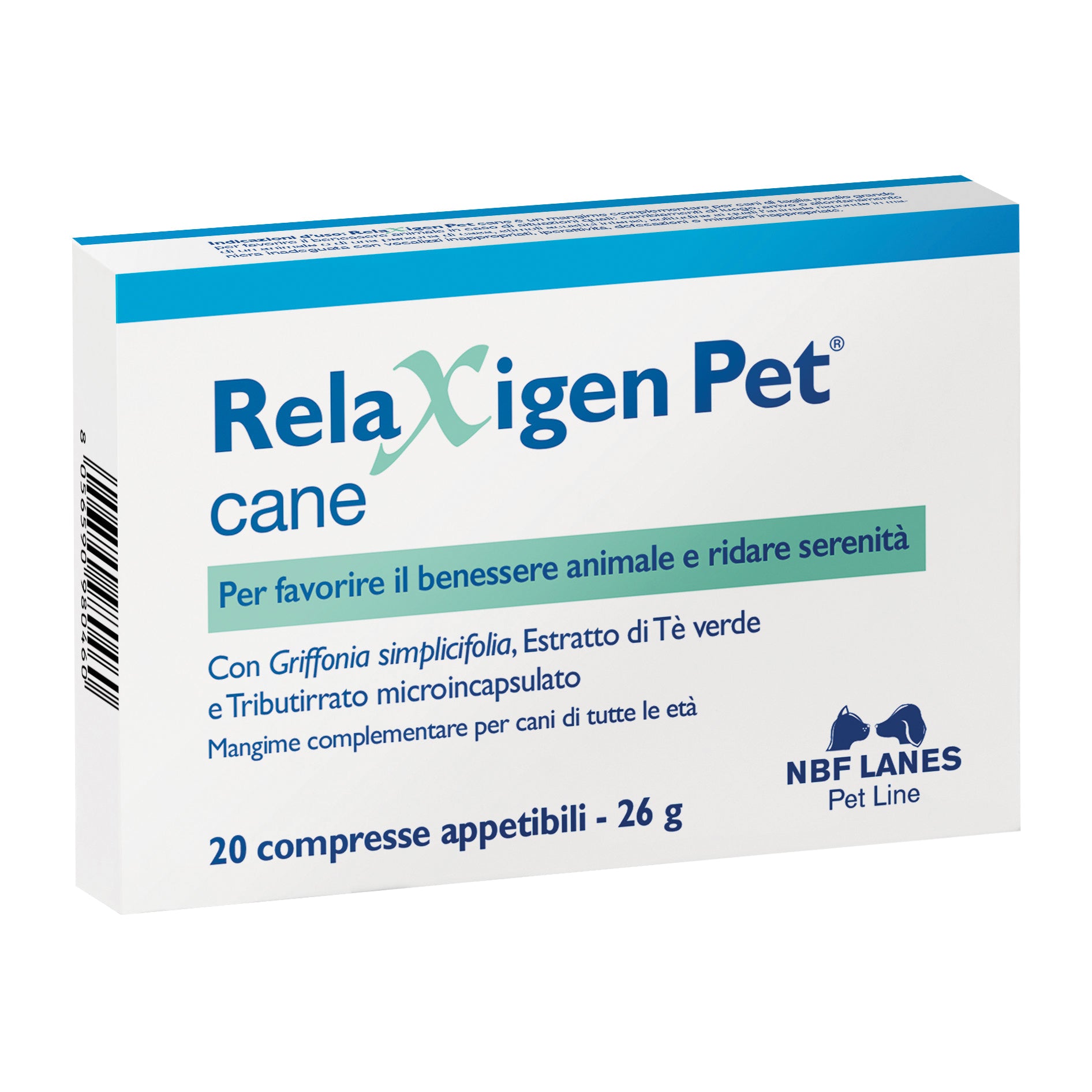 Relaxigen pet cane blister 20 compresse appetibili - Scodinzolando