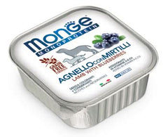 Monge monoproteico frutta agnello/mirtilli 150 g