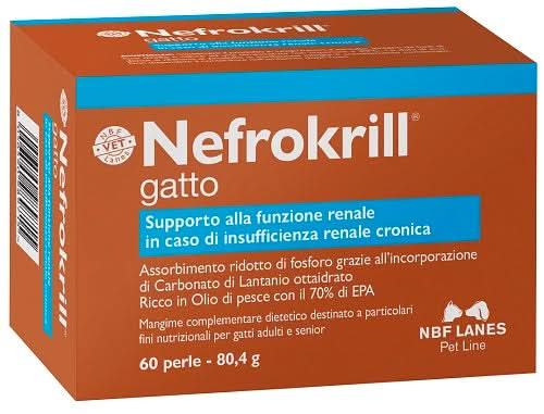 Nefrokrill gatto 60 perle - Scodinzolando