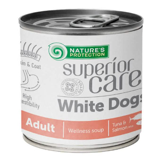 Nature's protection superior care dog soup white adult all breed salmon+tuna 140 ml