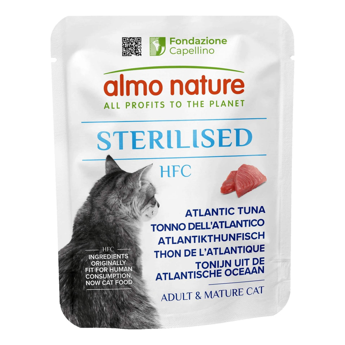 Human food chain cat sterilised tonno atlantico 50 g
