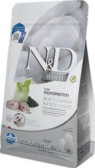 N&d white dog seabass spirulina fennel puppy med max 2 kg