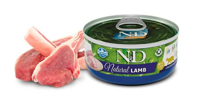 N&D Cat Natural Lamb 80 g - Nutrimento Naturale per Gatti
