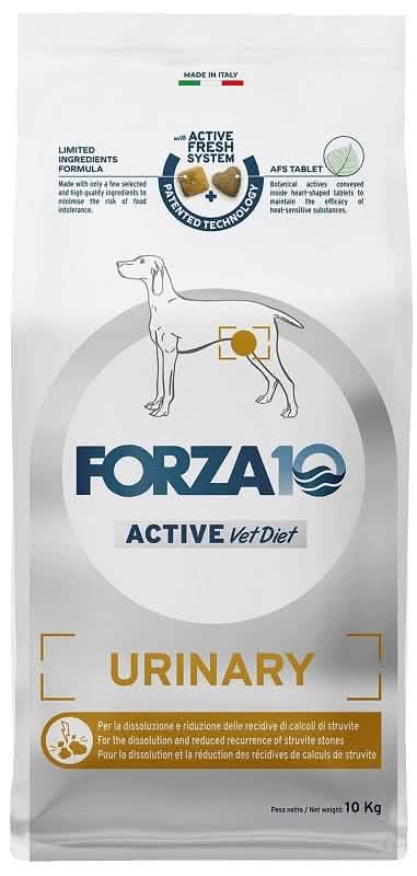Forza 10 active urinary dog all pesce dry 10 kg