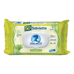 Sano e bello salviette detergenti citronella 50 pezzi