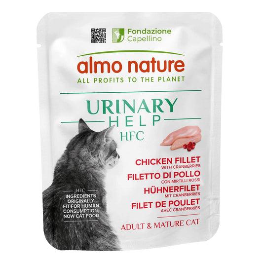 Almo Hfc Gatto Urinary Help Filetto Pollo Mirtilli Rossi 50g
