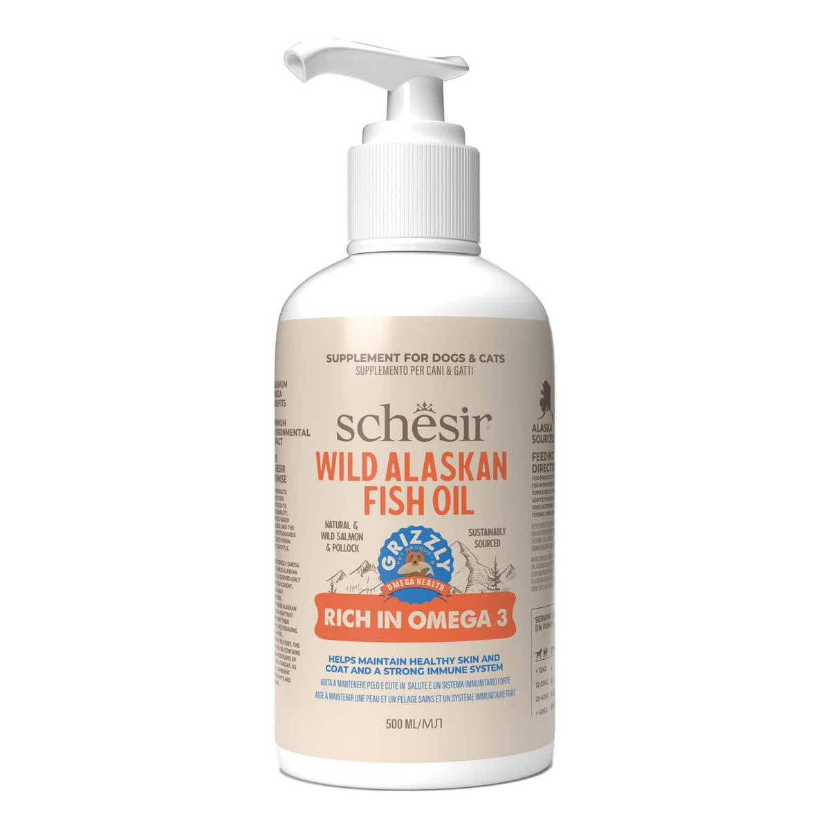 Schesir cat&dog fish oil 500 ml