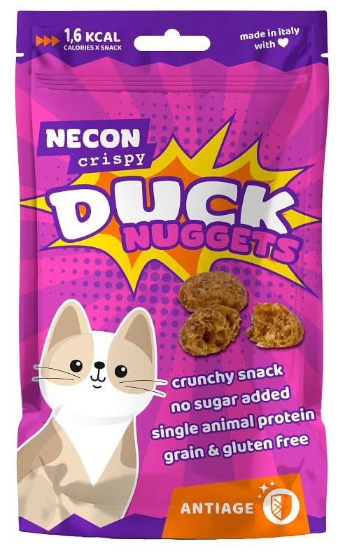 Necon crispy cat duck nuggets antiage 85 g
