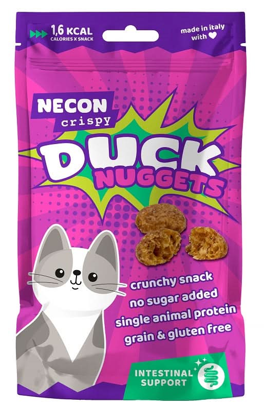 Necon crispy cat duck nuggets intestinal 85 g