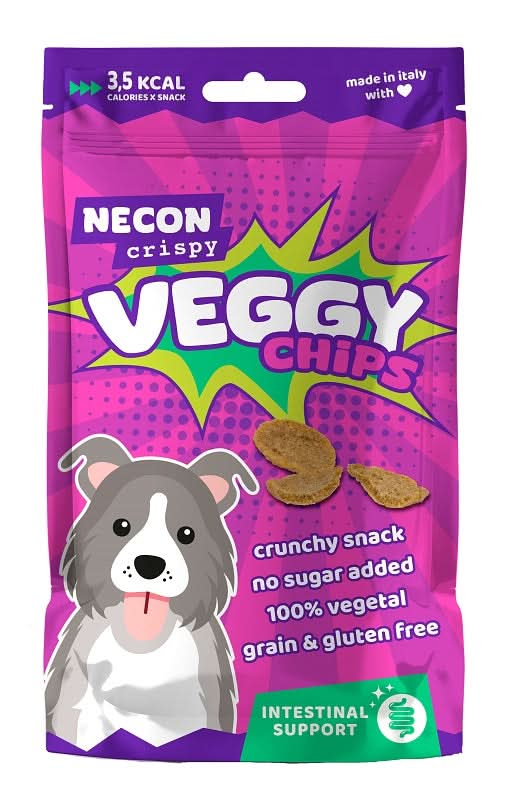 Necon crispy dog veggy chips intestinal 85 g
