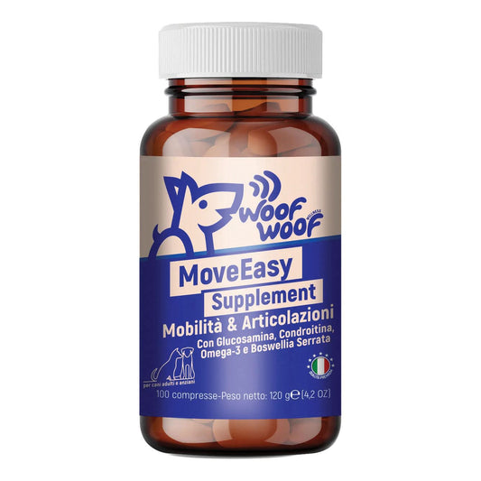 Woof woof wellness moveease supplement articolazioni cani 100 compresse