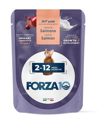 Forza 10 maintenance cat kitten 2-12 mesi salmone wet pate' 80 g