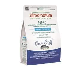 Almo hfc crocchette gatto our best adult sterilizzato spigola orata 300 g