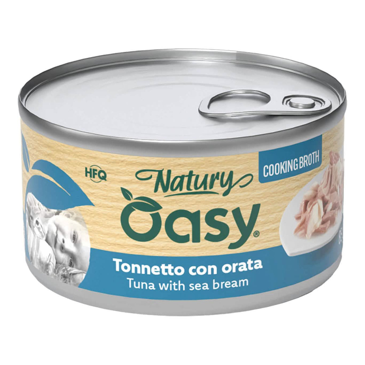 Oasy wet cat natury cooking broth tonnetto orata 85 g