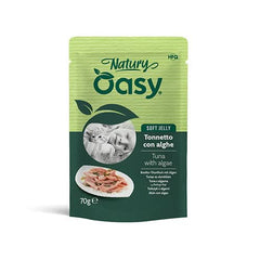 Oasy wet cat natury soft jelly tonnetto con alghe busta 70 g