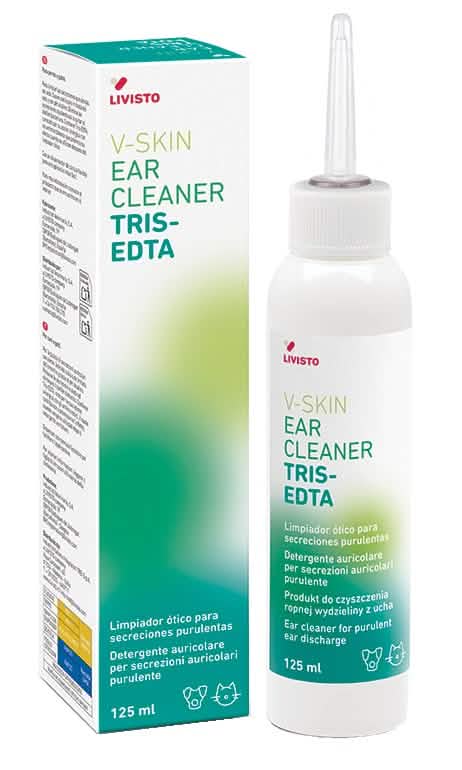 V skin ear cleaner tris edta 125 ml