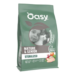 Oasy dry cat superior mature & senior sterilized pollo 300 g