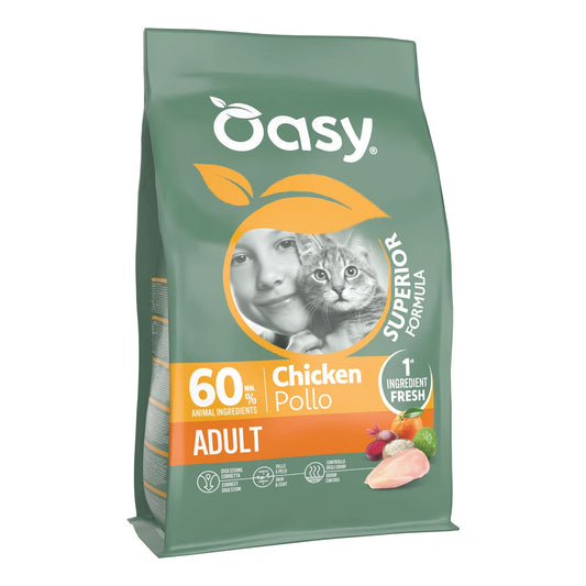 Oasy dry cat superior adult pollo 1,5 kg