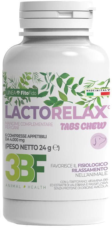 Lactorelax tabs chew 6 compresse appetibili da 4000 mg