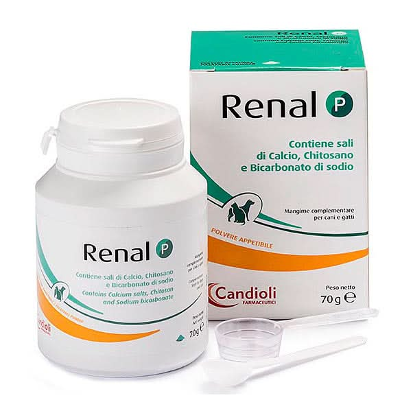 Renal p mangime complementare per cani e gatti barattolo 70 g - Scodinzolando