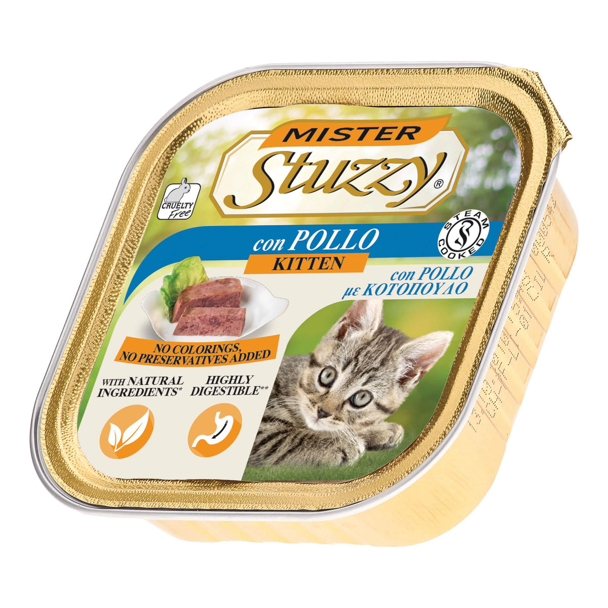 Mr stuzzy cat kitten con pollo 100 g