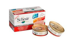 Schesir cat filetti di pollo con anatra multipack 6x50 g