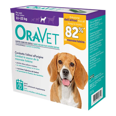 Oravet chewing gum dog medium 7 pezzi
