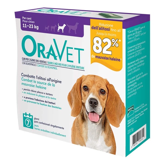 Oravet chewing gum dog medium 7 pezzi