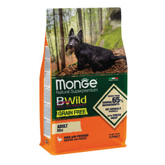 Monge bwild grain free mini anatra-patate 2,5 kg