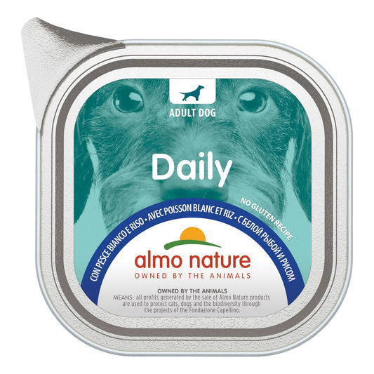 Daily menu dog pesce bianco riso 100 g