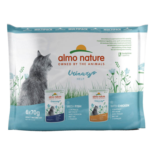 Pfc daily functional cat 70 multimulti pack urinary support con pesce e urinary support con pollo 6 x 11 g