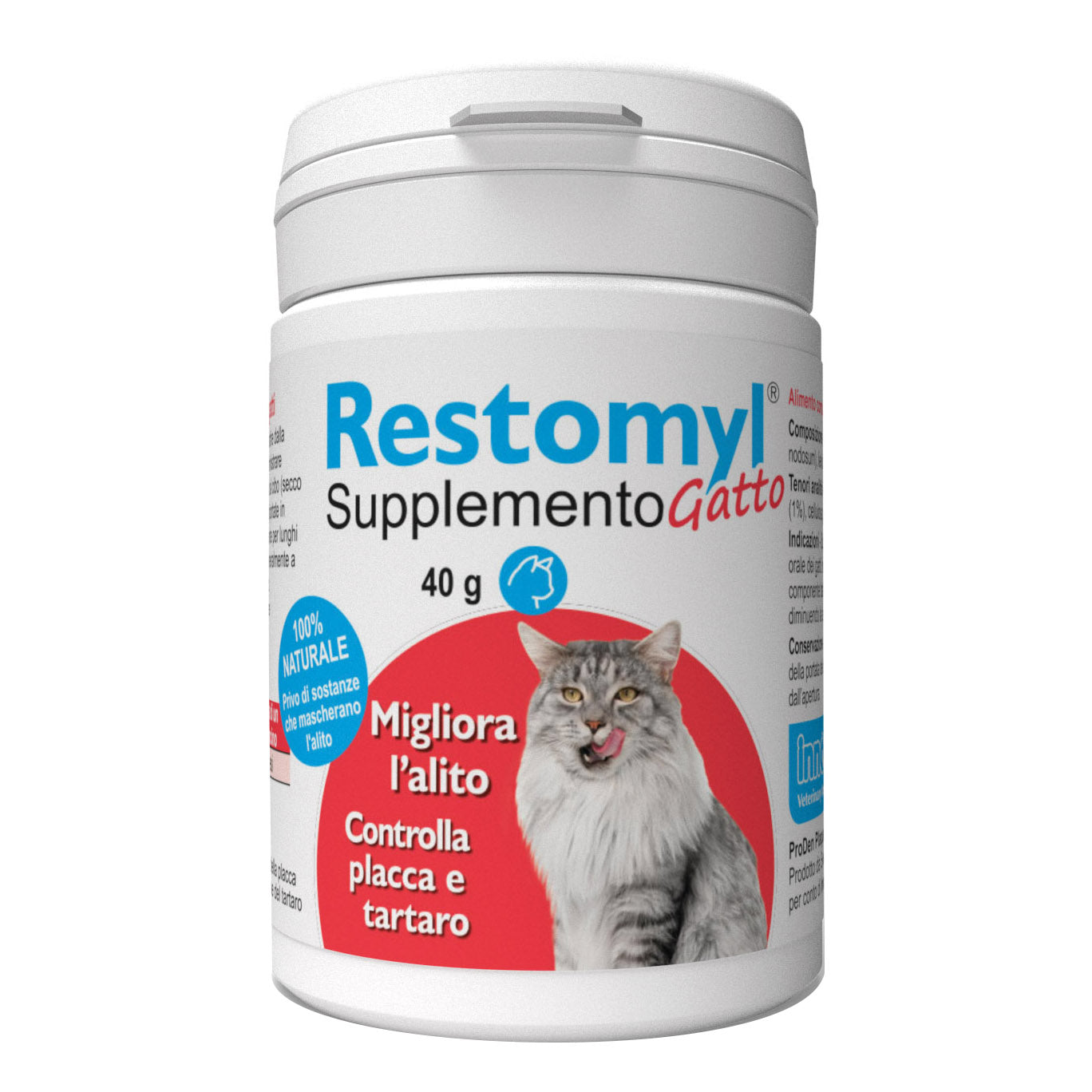 Restomyl supplemento gatto flaconcino 40 g - Scodinzolando