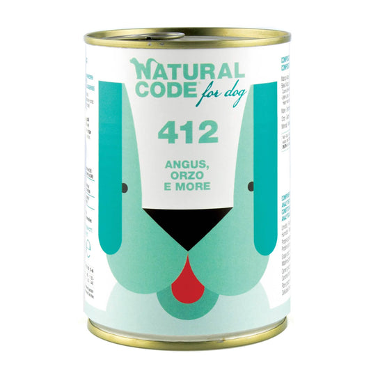 Natural code 412 for dog angus farro e more