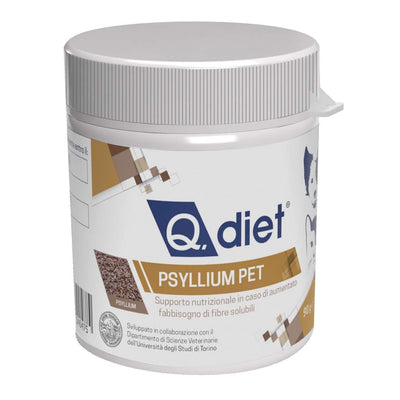 Q diet psyllium pet polvere 90 g - Scodinzolando
